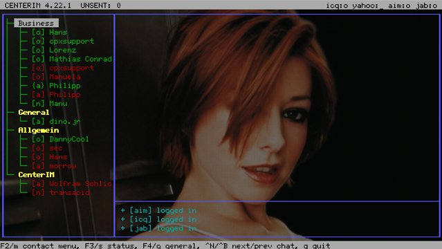 Linux 命令行的聊天工具 CenterIM