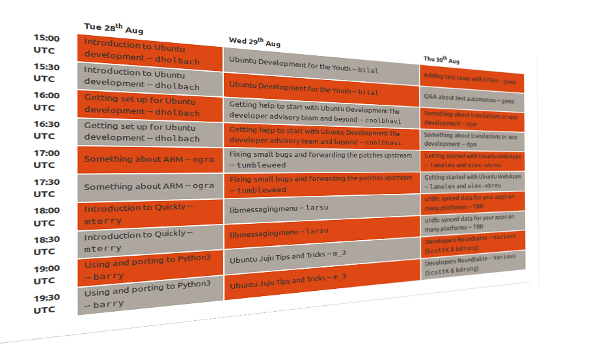 Ubuntu 开发者周将于 2012 年 8 月 28 日举行
