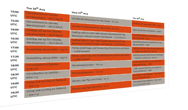 Ubuntu 开发者周将于 2012 年 8 月 28 日举行