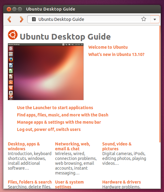 Ubuntu 13.10: 绚丽的桌面指引