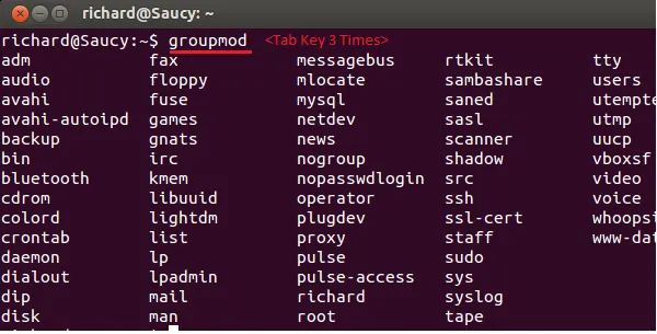 每日Ubuntu小技巧——添加用户到已存在的组