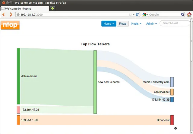 如何在Linux上配置基于Web的网络流量监控系统