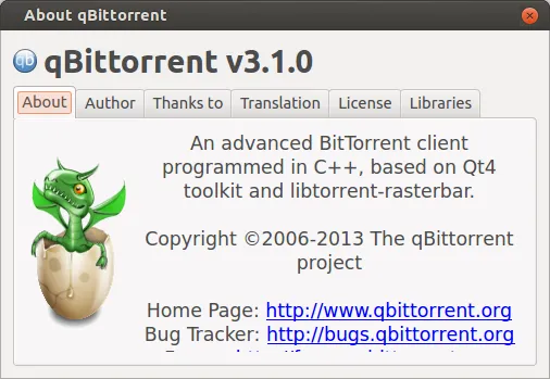 通过PPA在Ubuntu中安装qBittorrent 3.1.0