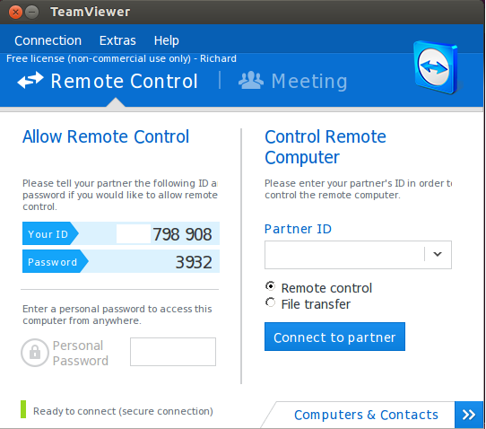 每日Ubuntu小技巧 – 使用TeamViewer连接远程桌面