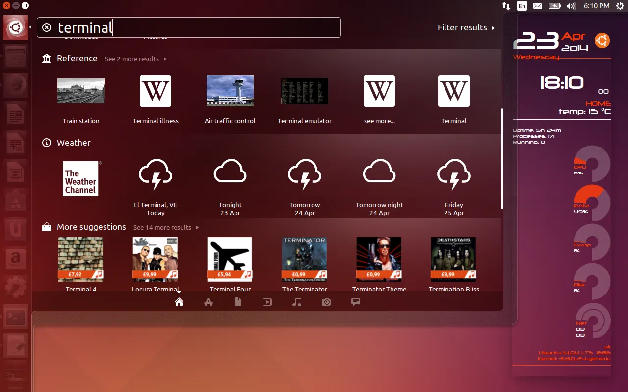 让 Ubuntu 上的 Unity 在线搜索功能见鬼去吧！