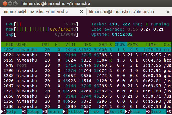 为什么 Linux 的 htop 命令完胜 top 命令