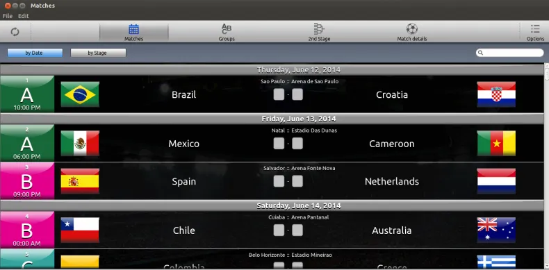 在Linux上用iCup追世界杯