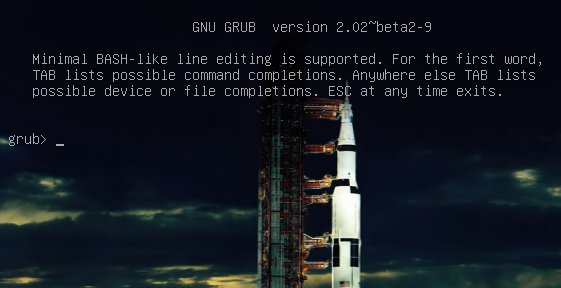 如何拯救一台GRUB 2启动失败的Linux电脑