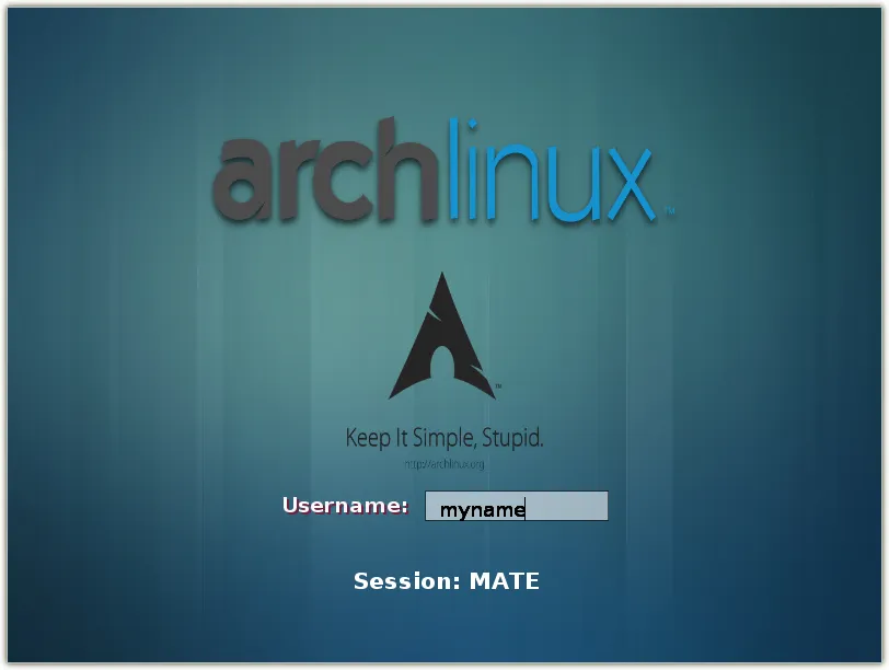 自制的 Slim 登陆管理器主题，简洁、素雅风格！