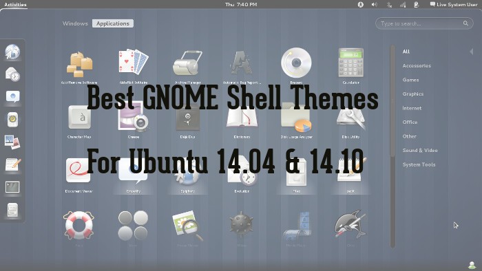 Ubuntu 14.04 上最好的 GNOME Shell 主题