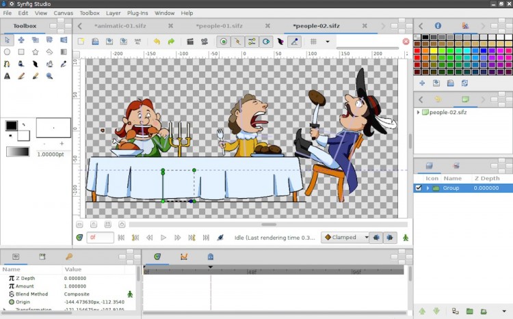 Synfig Studio 1.0：开源动画动真格的了