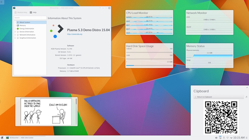 在 Kubuntu 15.04 中升级 KDE Plasma 5.3