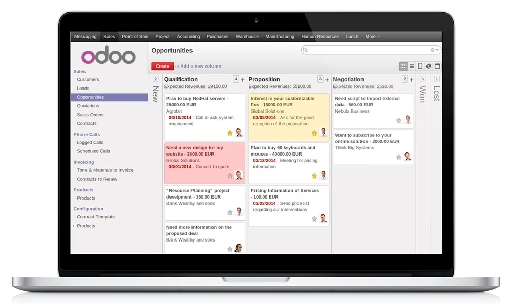 如何在CentOS 7.x中安装OpenERP（Odoo）