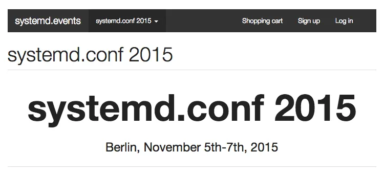 Lennart Poettering 宣布召开首届 systemd.conf 会议