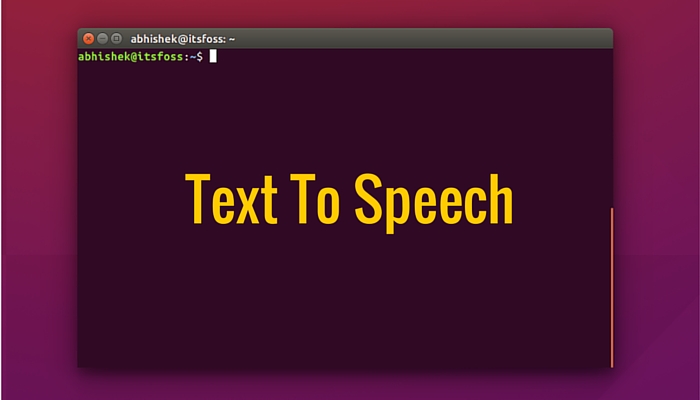 eSpeak: Linux 文本转语音工具