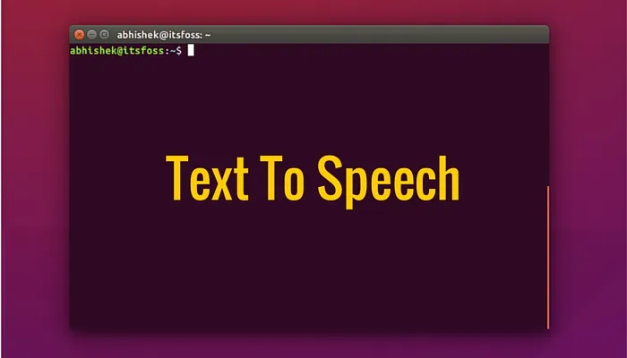eSpeak: Linux 文本转语音工具