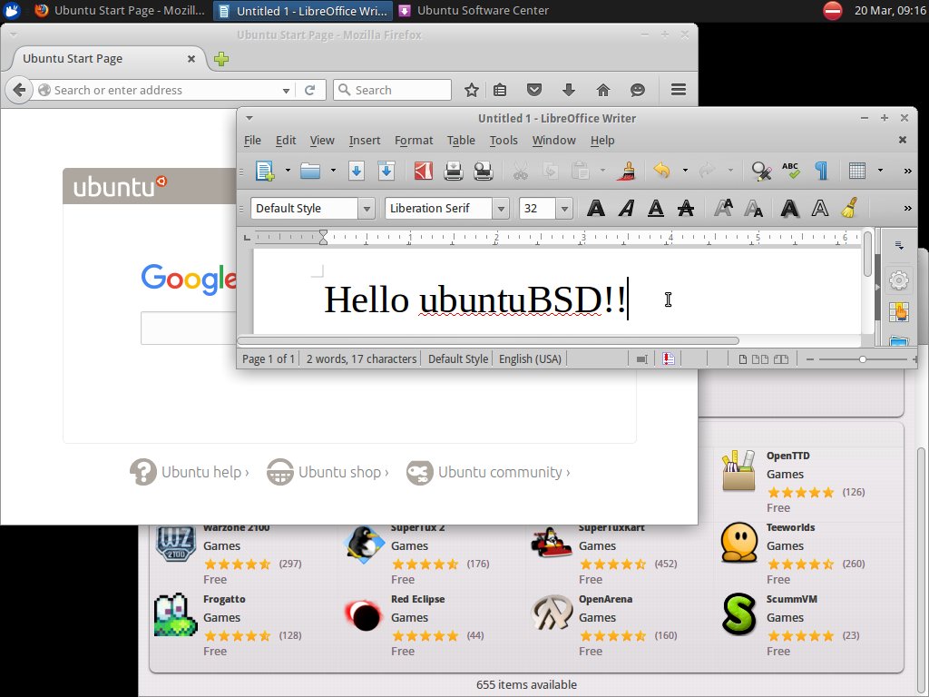 当 FreeBSD 遇到 Ubuntu 会发生什么？ubuntuBSD 项目发布安装镜像