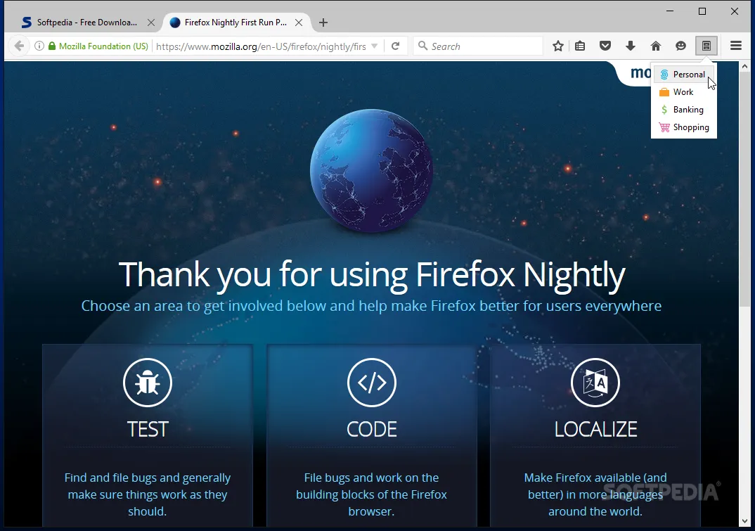 Firefox 新增容器标签，可同时登录多个用户