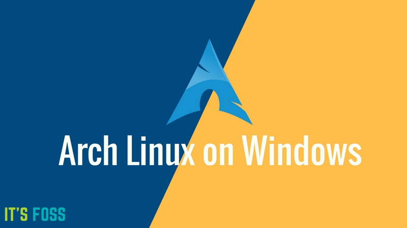 Windows 的 Linux 子系统之 Arch Linux