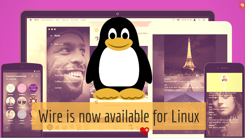 Wire：一个极酷、专注于个人隐私的开源聊天应用程序已经来到了 Linux 上