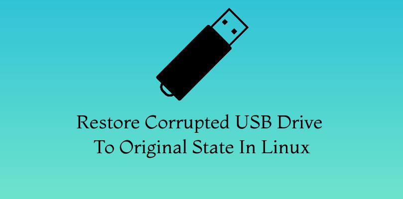 在 Linux 上恢复一个损坏的 USB 设备至初始状态