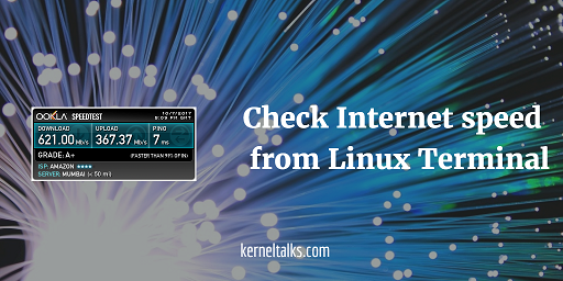如何在Linux的终端测试网速