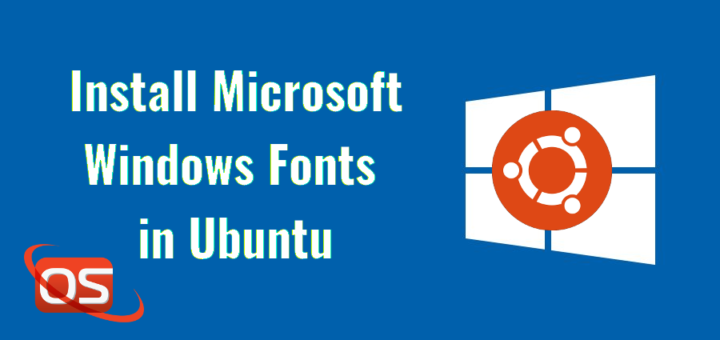 在 Ubuntu 18.04 LTS 上安装 Microsoft Windows 字体