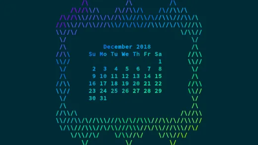 在 Linux 命令行中规划你的假期日历