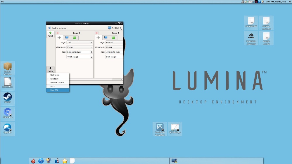 在 Linux 桌面中开始使用 Lumina