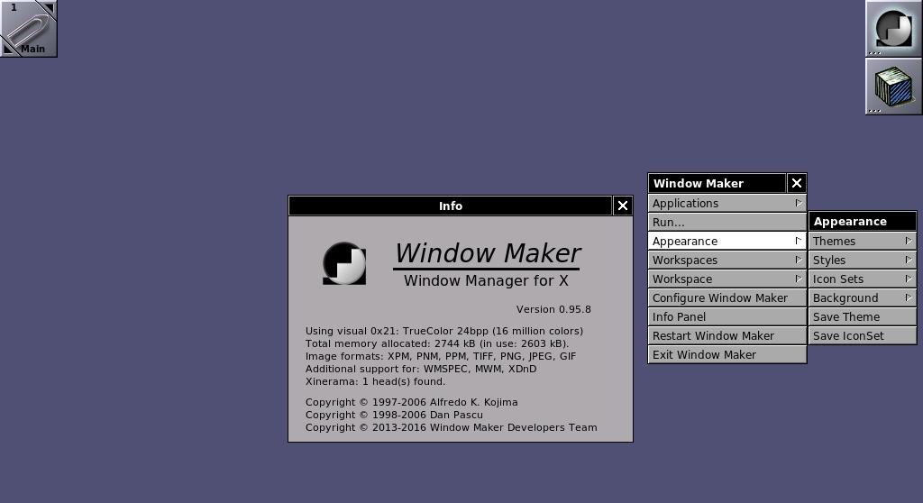 在 Linux 上使用 Window Maker 桌面