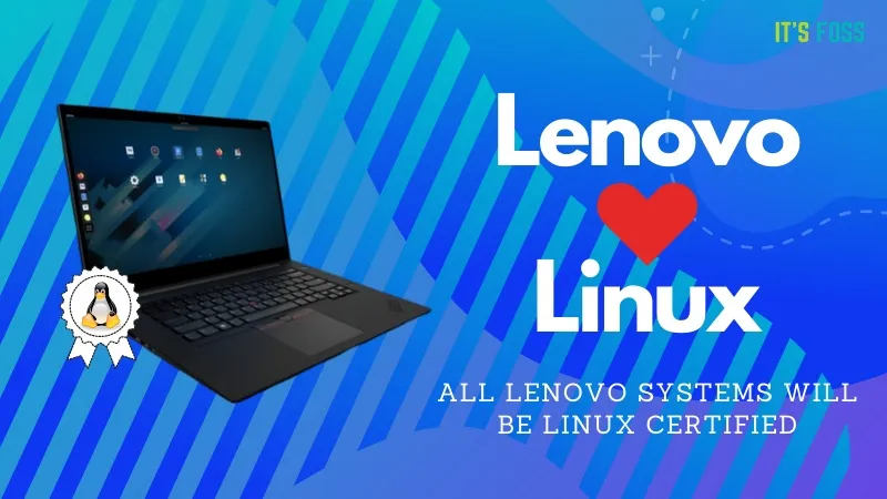 现在你可以购买通过 Linux 认证的联想 ThinkPad 和 ThinkStation