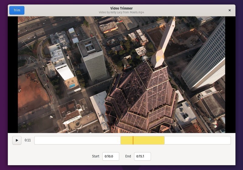 Video Trimmer：Linux 桌面中的傻瓜级的视频修剪应用