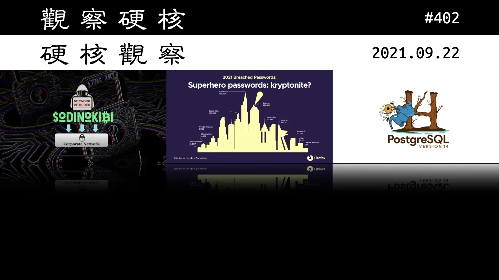 硬核观察 #414 超人、蝙蝠侠、蜘蛛侠频频出现在密码中