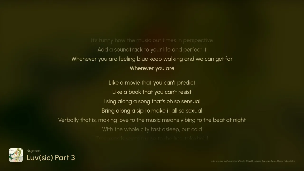 Sunamu：在 Linux 桌面上显示当前播放音乐的歌词