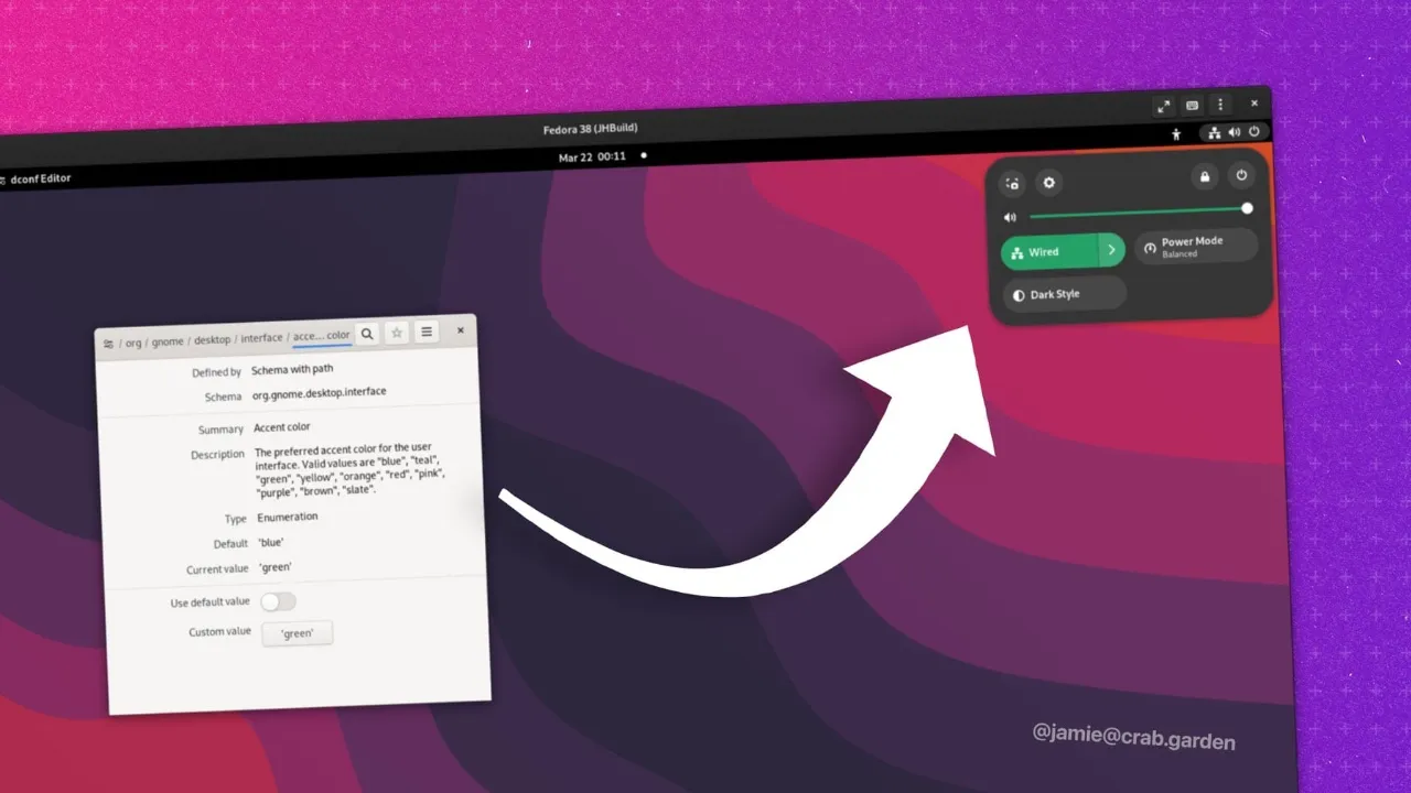 为 GNOME 添加流行色彩： 强调色即将问世
