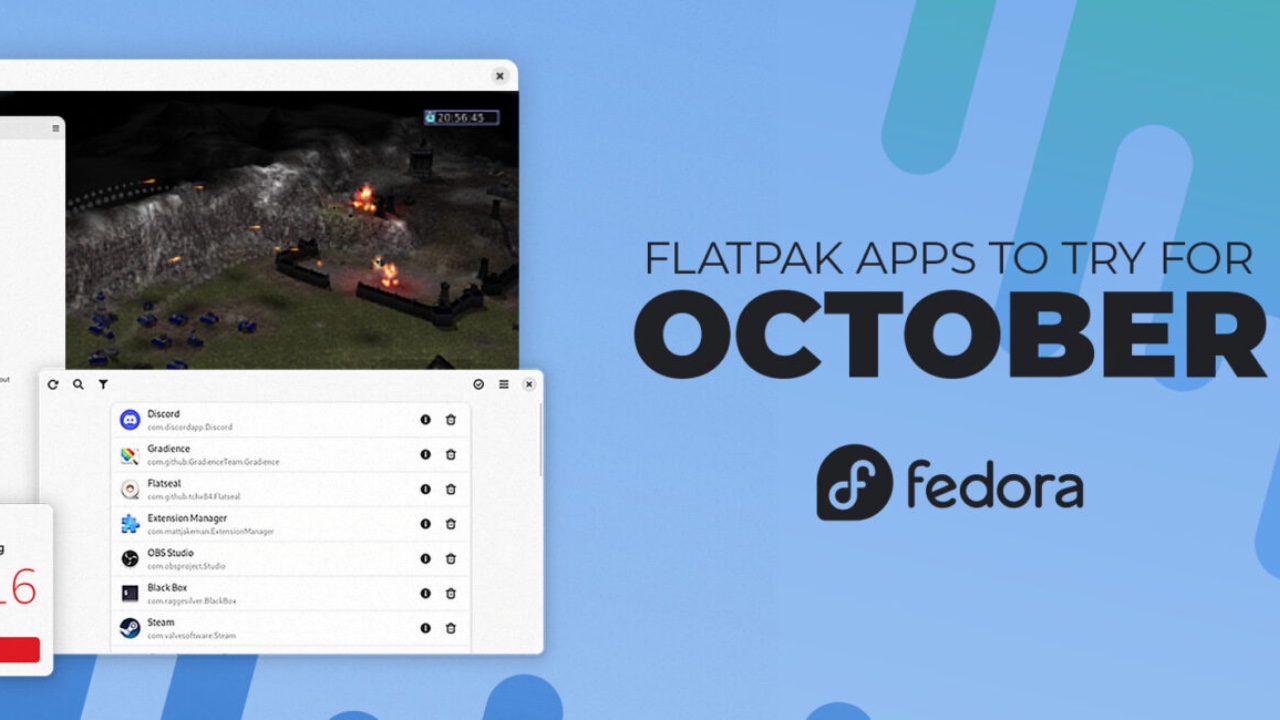 10 月份在 Fedora Linux 上值得尝试的酷炫 Flatpak应用