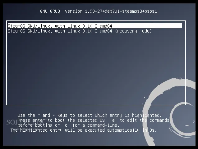SteamOS boot loader