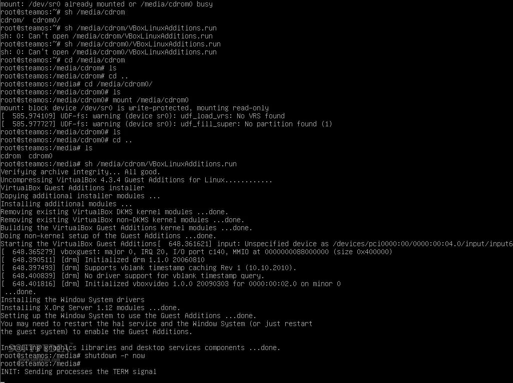 SteamOS command-line shell prompt