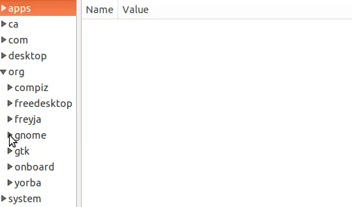 dconf editor clicking gnome