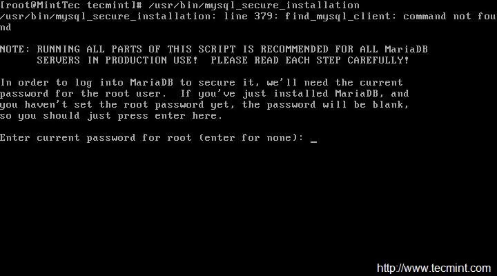 保护 MariaDB 数据库
