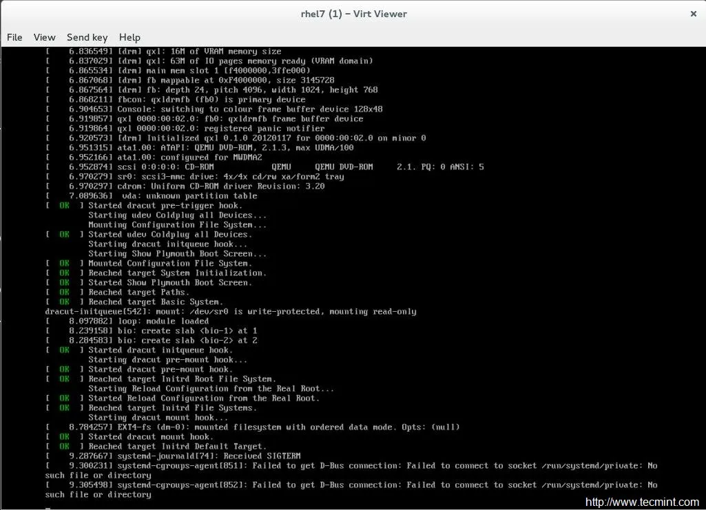 Booting Virtual Machine