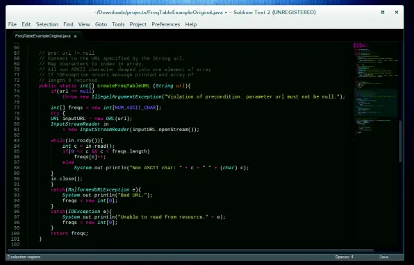 如果你不喜欢Sublime的Charcoal外观，你可以选择它包含的其它22种主题。
