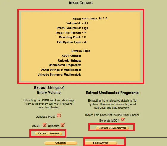 映像的详细信息