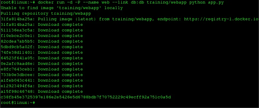 linking two containers