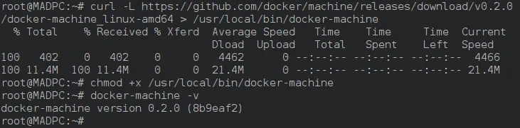 Installing Docker Machine