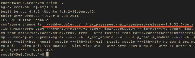 nginx -V