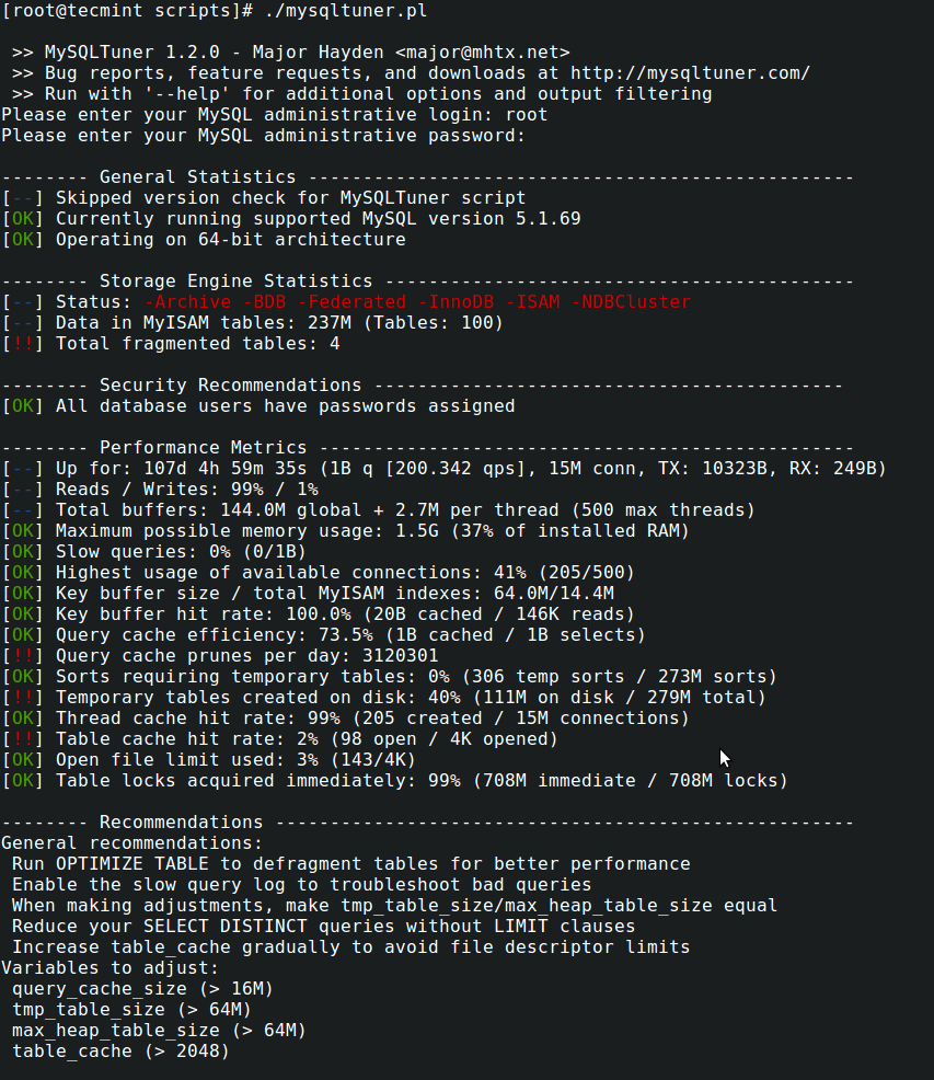 MySQL 性能优化