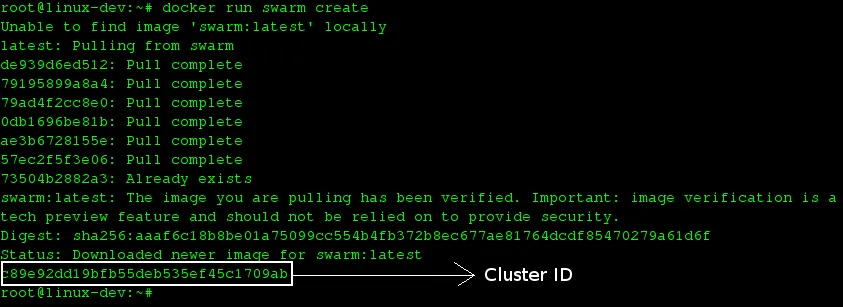 Docker Machine Swarm Create