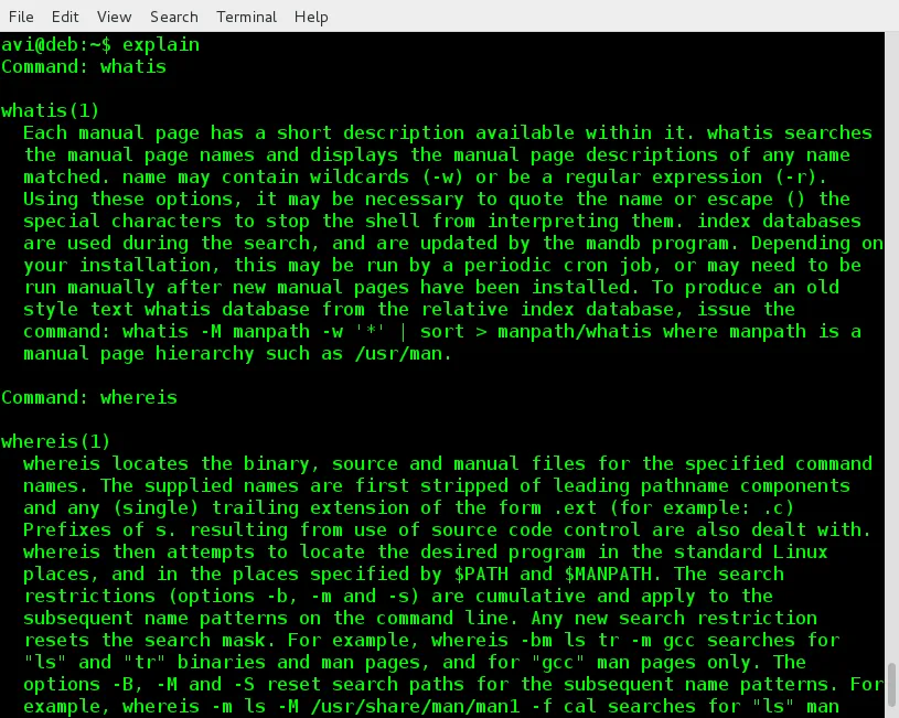 Whatis Whereis Commands Help