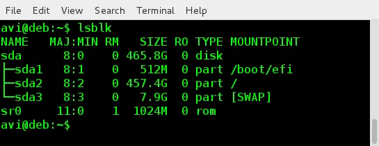Find Block Devices in Linux